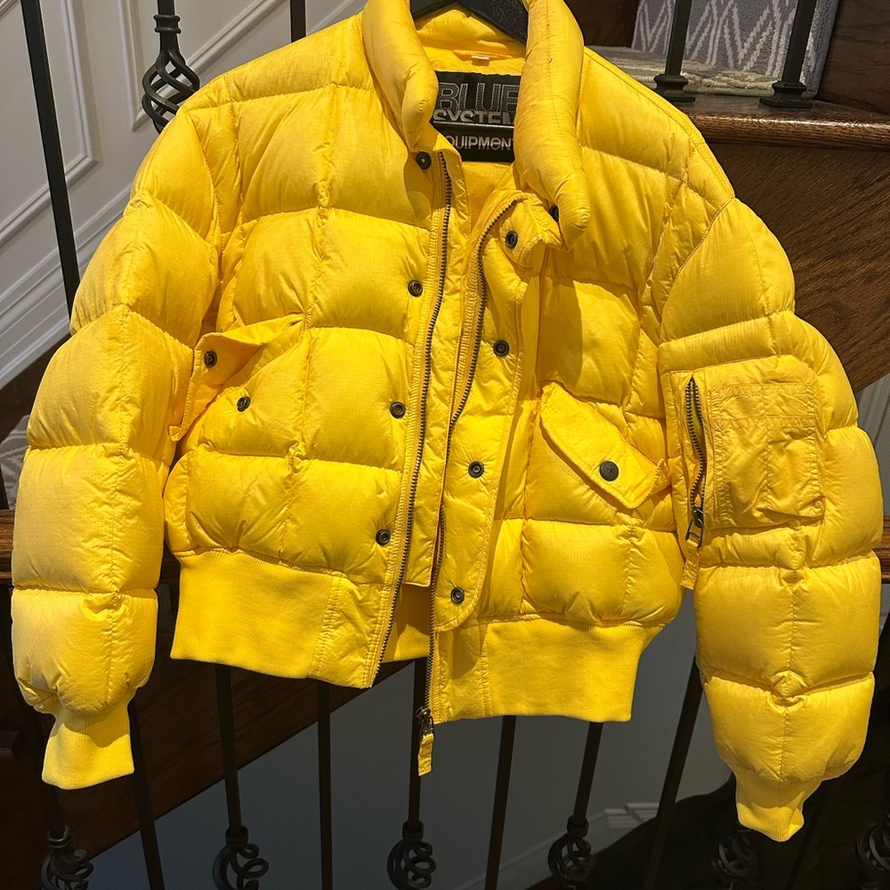 Vintage Cropped Puffer Jacket